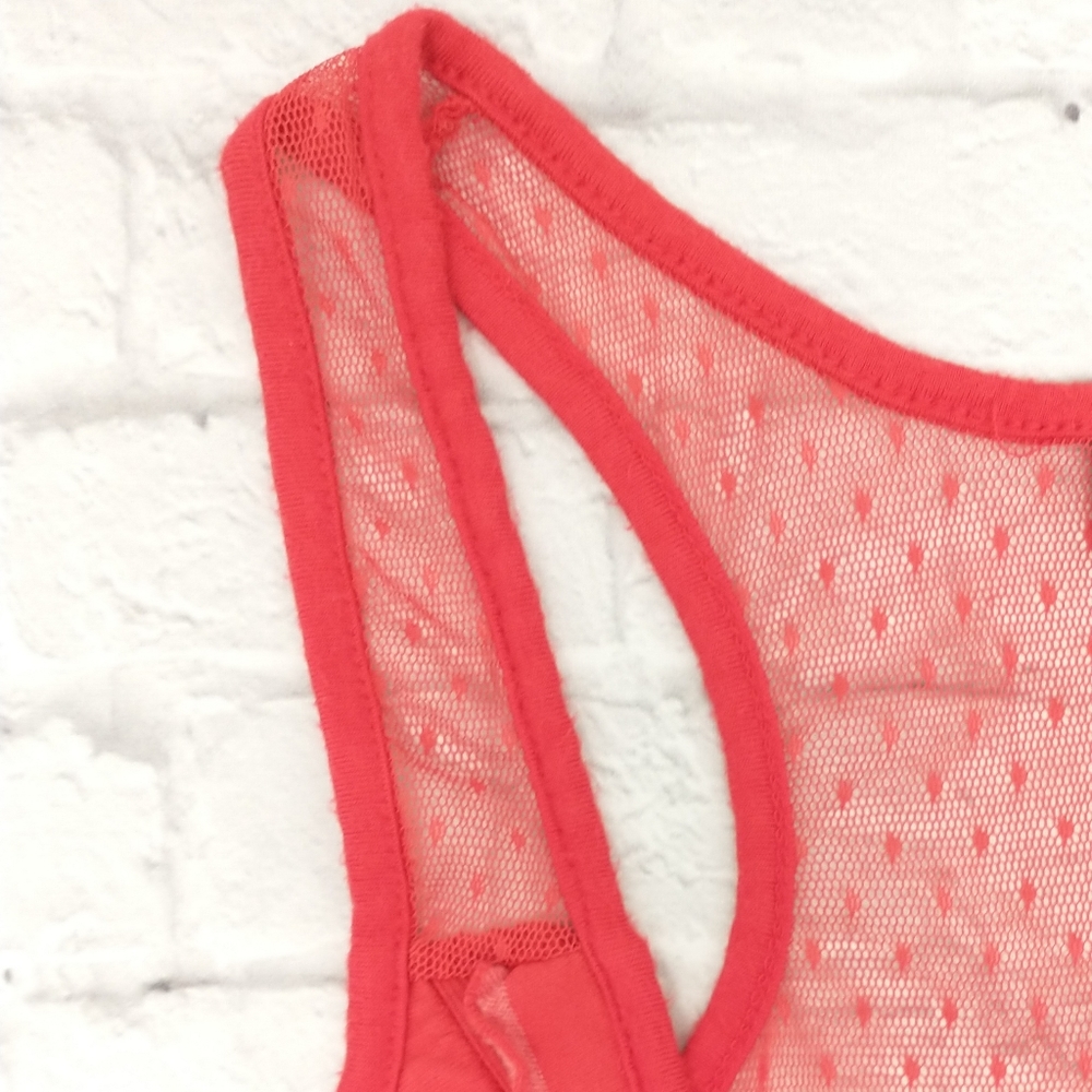 Vanity Red Ruffle Tank - Picture 5 of 6